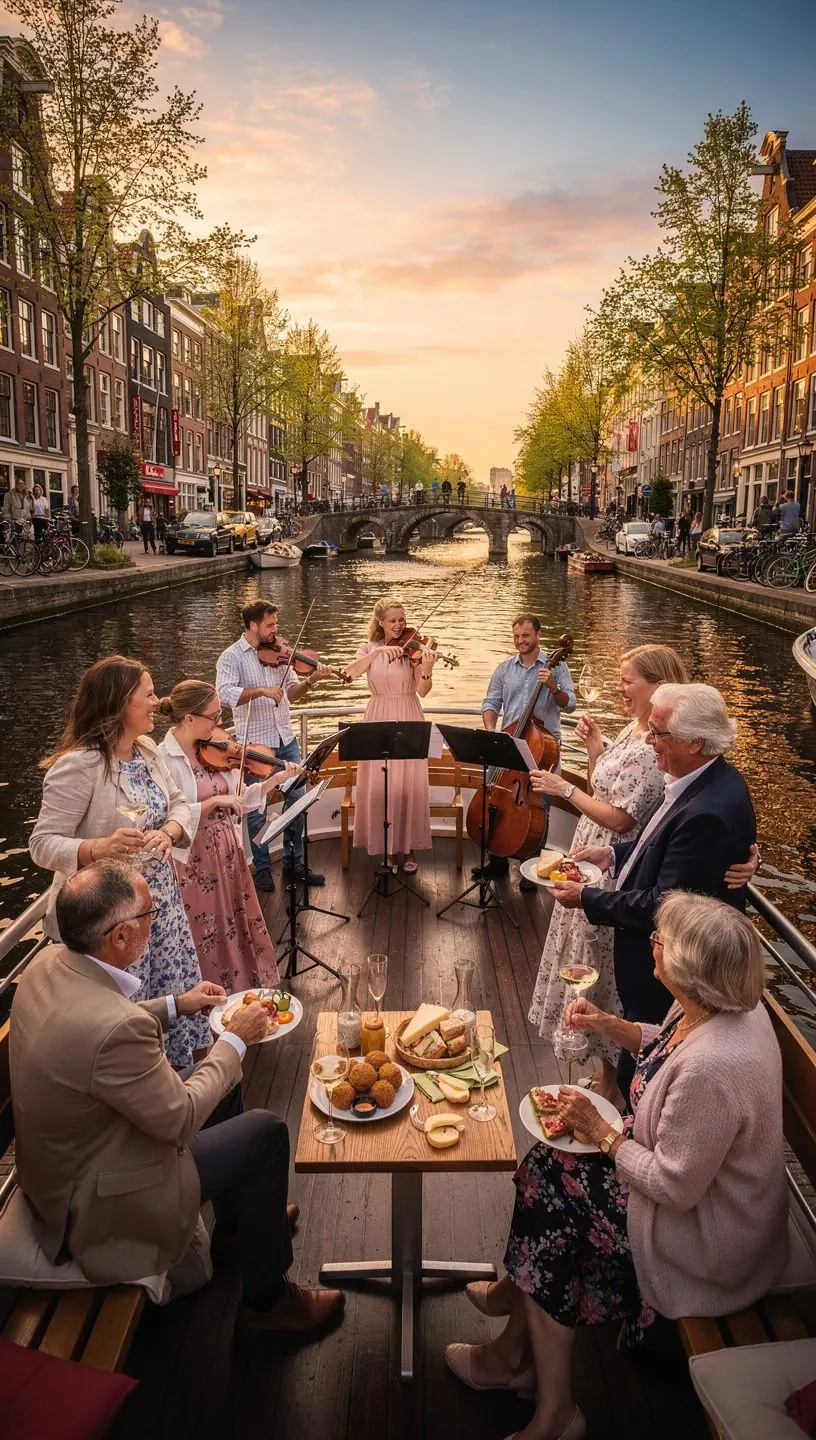 Een close-up van een muzikant die een strijkinstrument bespeelt tijdens een repetitie.